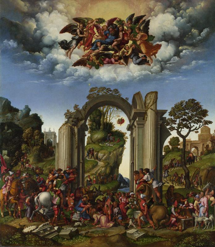 Girolamo da Treviso - The Adoration of the Kings