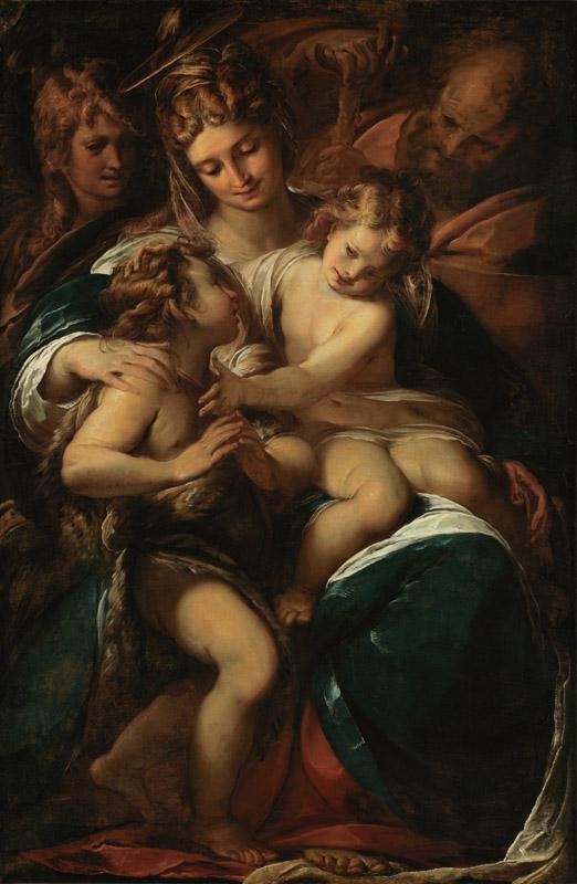 Giulio Cesare Procaccini - Holy Family with the Infant Saint John and an Angel, 1616-1618