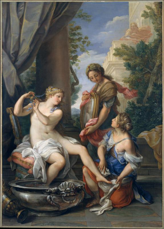 Giuseppe Bartolomeo Chiari--Bathsheba at Her Bath