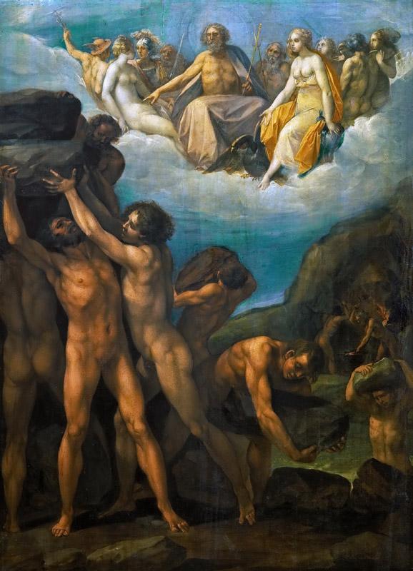 Giuseppe Cesari, called Cavalier d Arpino (1568-1640) -- Giants Storming Olympus