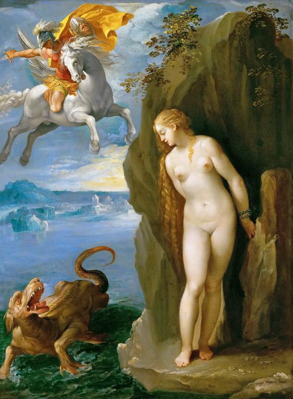 Giuseppe Cesari, called Cavalier d Arpino (1568-1640) -- Perseus and Andromeda
