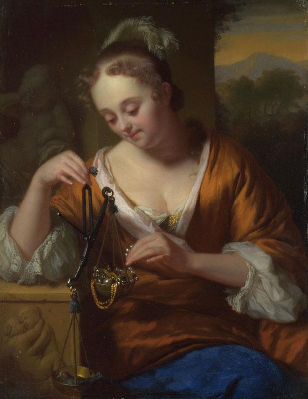 Godfried Schalcken - Allegory of Virtue and Riches