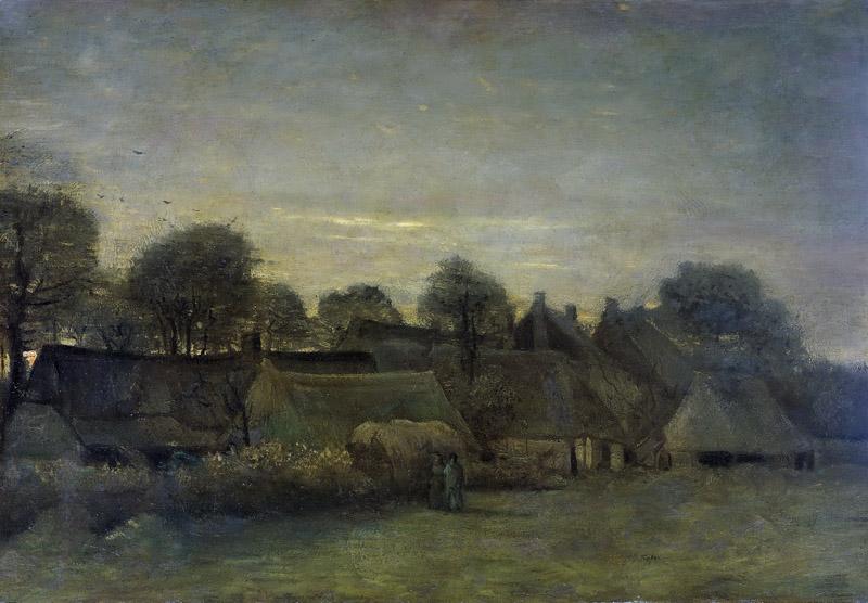 Gogh, Vincent van -- Boerendorp in de avond, 1884