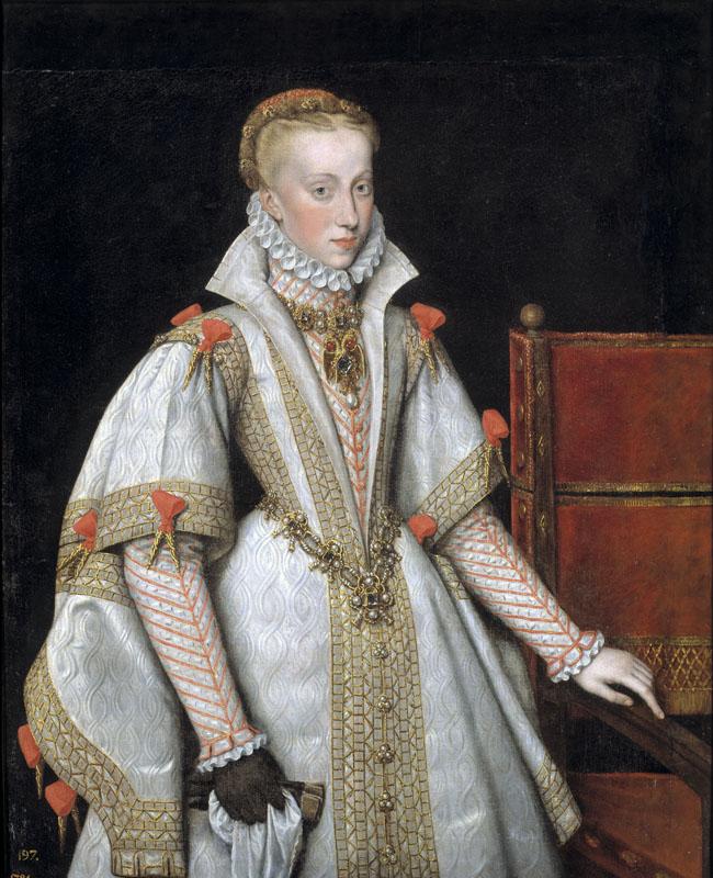Gonzalez, Bartolome (Copia Moro, Antonio)-La reina Ana de Austria, cuarta esposa