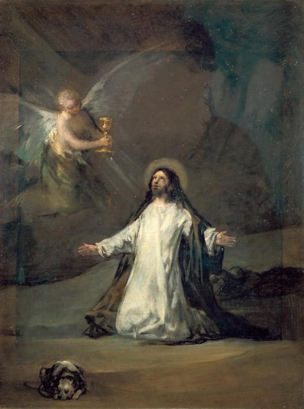 Goya y Lucientes, Francisco Jose de -- Christ in Gethsemane