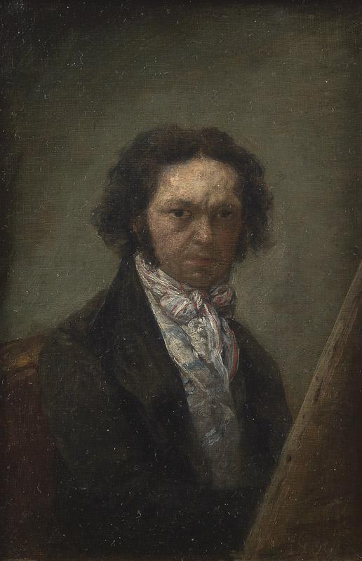 Goya y Lucientes, Francisco de-Autorretrato-18,2 cm x 12,2 cm