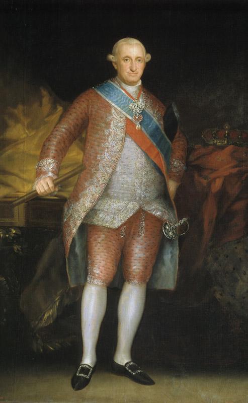 Goya y Lucientes, Francisco de-Carlos IV-203 cm x 137 cm