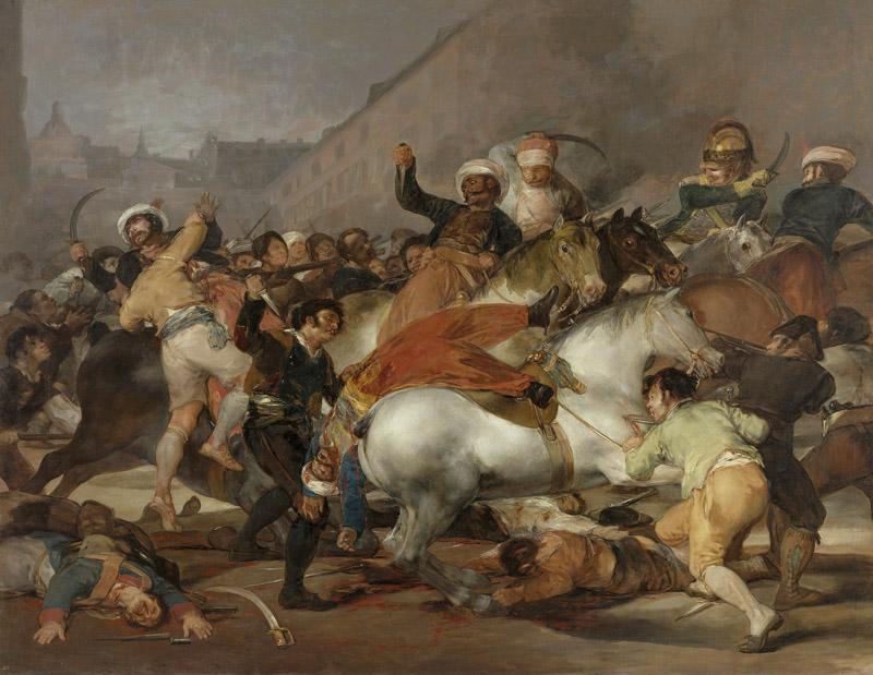 Goya y Lucientes, Francisco de-El 2 de mayo de 1808 en Madrid, o La lucha con los mamelucos