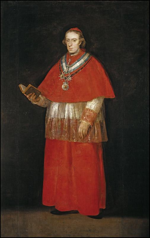 Goya y Lucientes, Francisco de-El cardenal don Luis Maria de Borbon y Vallabriga