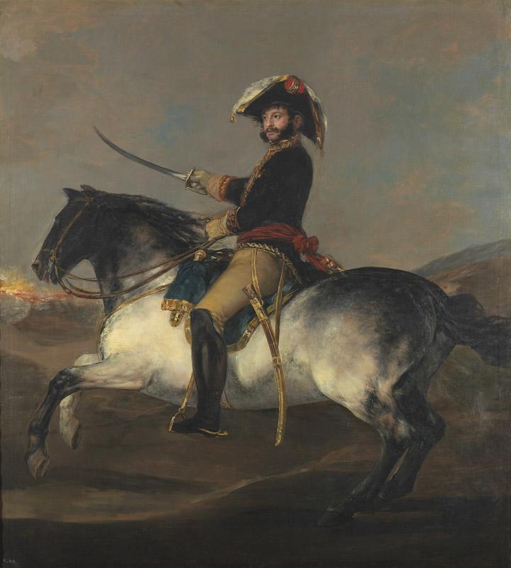 Goya y Lucientes, Francisco de-El general Jose de Palafox, a caballo-248 cm x 224 cm