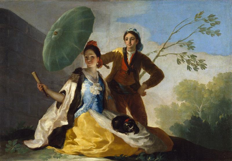 Goya y Lucientes, Francisco de-El quitasol-104 cm x 152 cm