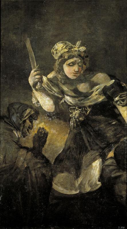 Goya y Lucientes, Francisco de-Judit y Holofernes-146 cm x 84 cm