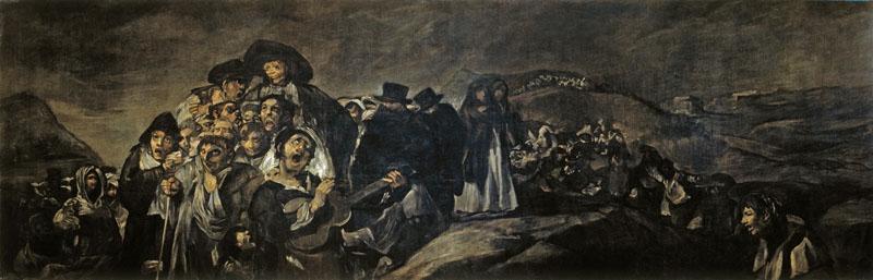 Goya y Lucientes, Francisco de-La Romeria de San Isidro-138,5 cm x 436 cm
