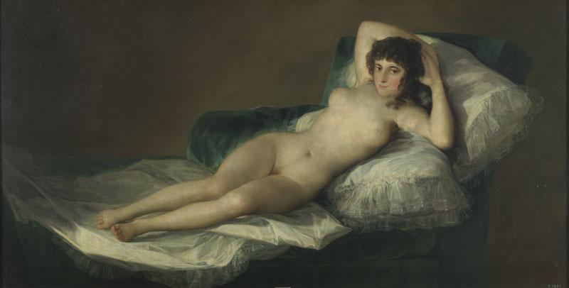 Goya y Lucientes, Francisco de-La maja desnuda-98 cm x 191 cm