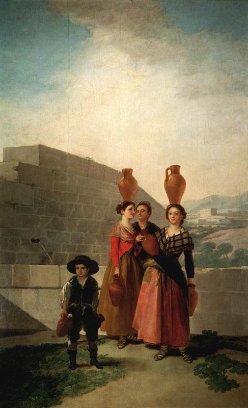 Goya y Lucientes, Francisco de-Las mozas del cantaro-262 cm x 160 cm