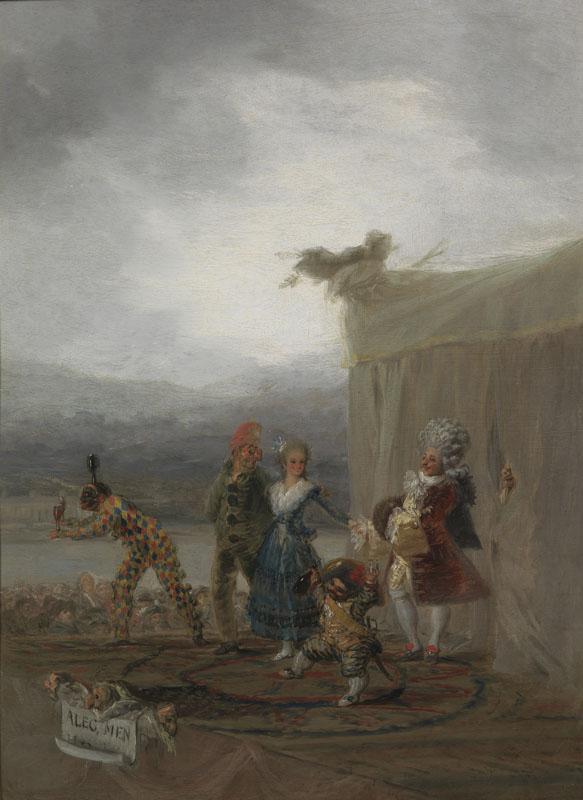 Goya y Lucientes, Francisco de-Los comicos ambulantes-42,5 cm x 31,7 cm