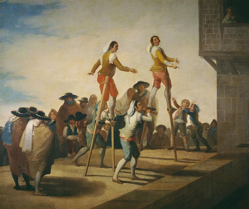 Goya y Lucientes, Francisco de-Los zancos-268 cm x 320 cm