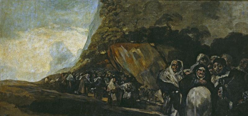 Goya y Lucientes, Francisco de-Peregrinacion a la Fuente de San Isidro