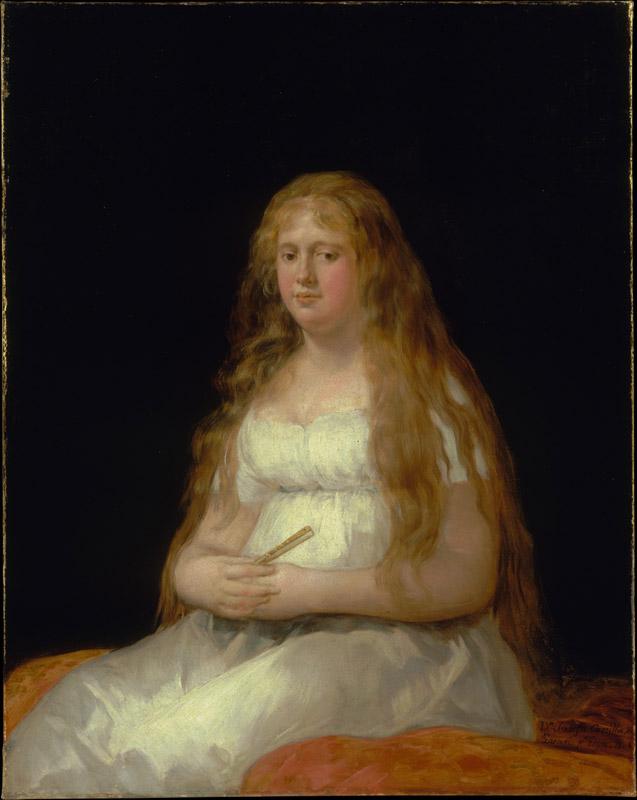 Goya--Josefa de Castilla Portugal y van Asbrock de Garcini (1775-about 1850)