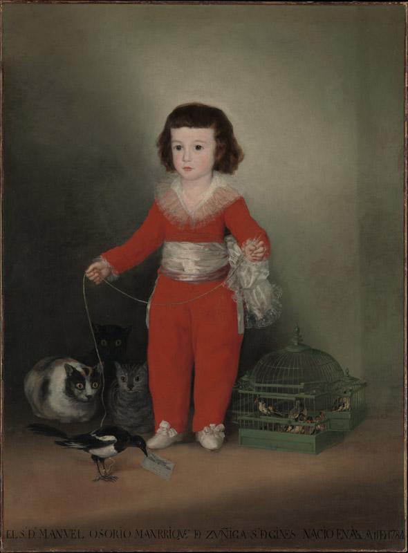 Goya--Manuel Osorio Manrique de Zuniga (1784-1792)