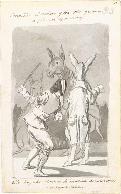Goya--Masquerading Asses