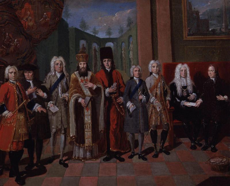 Group associated with the Moravian Church by Johann Valentin Haidt (2)