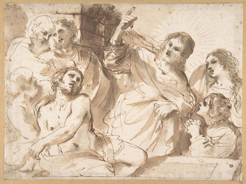 Guercino--The Raising of Lazarus