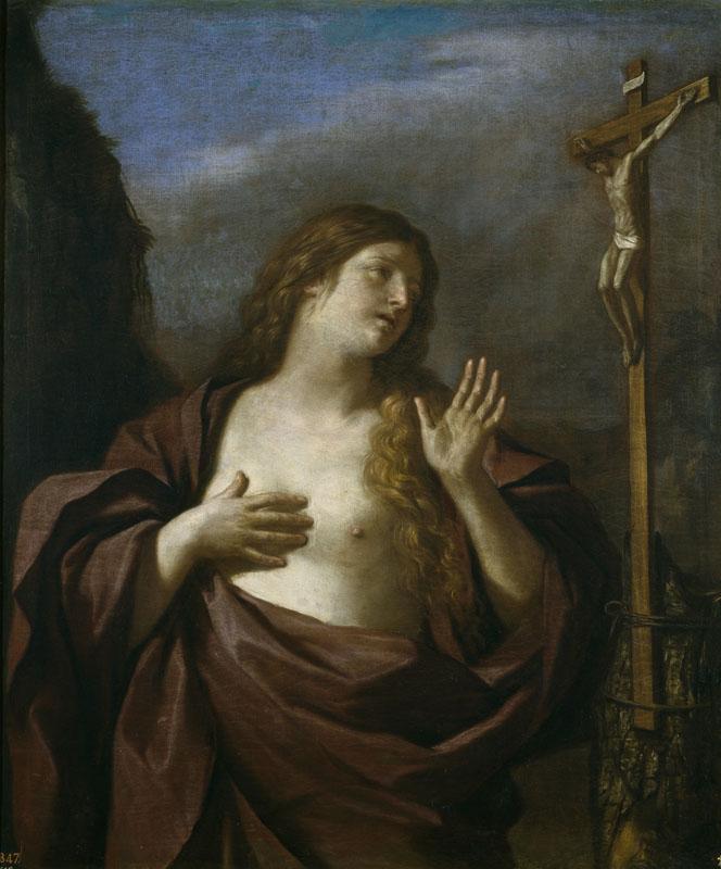 Guercino-Magdalena penitente-119,8 cm x 101,2 cm
