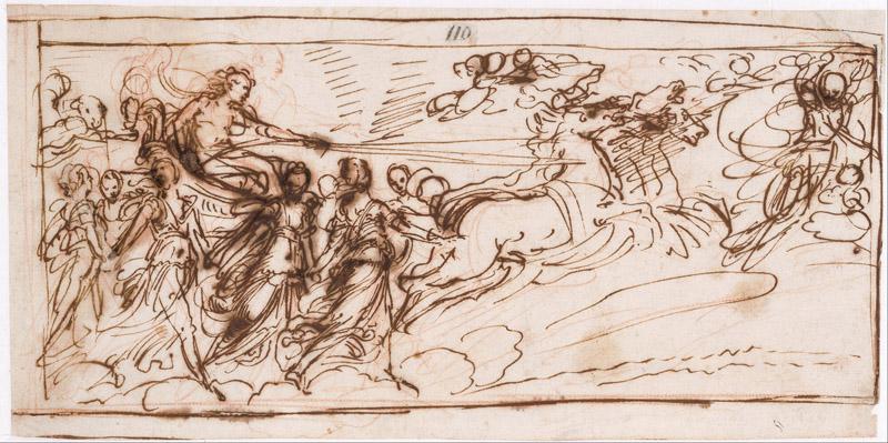 Guido Reni (1575-1642)-Apollo on the Sun Chariot