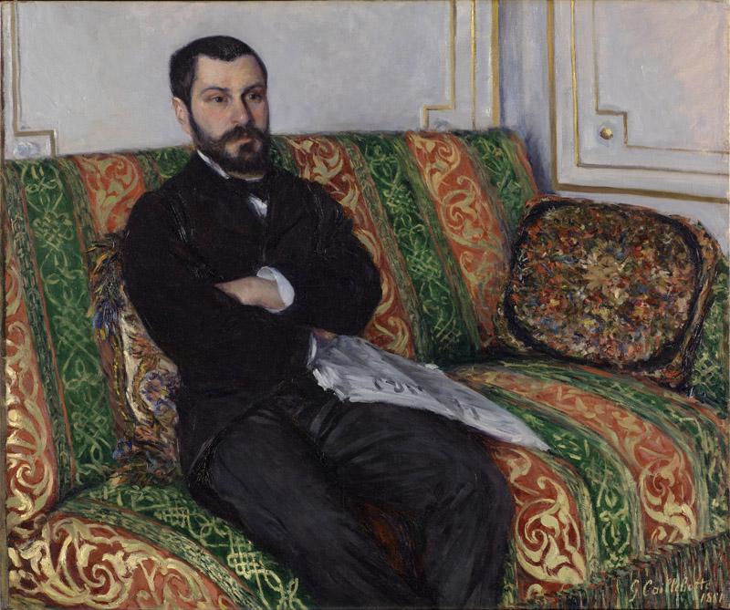 Gustave Caillebotte - Portrait of Richard Gallo, 1881