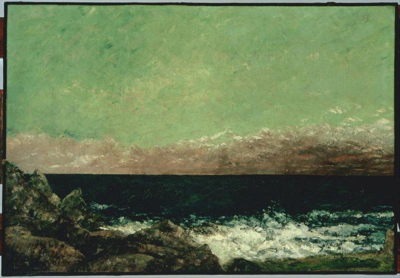 Gustave Courbet (1819-1877)-The Mediterranean