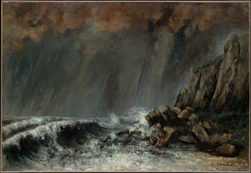 Gustave Courbet--Marine The Waterspout