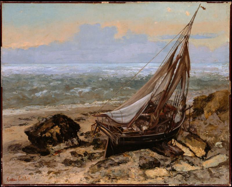 Gustave Courbet--The Fishing Boat