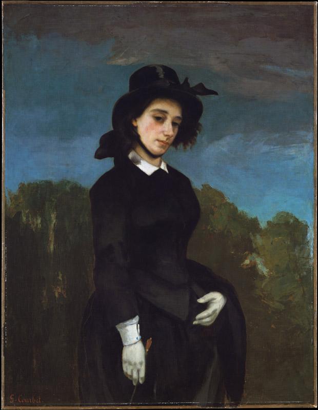 Gustave Courbet--Woman in a Riding Habit