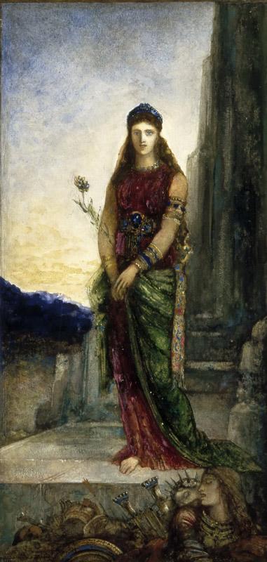 Gustave Moreau -- Helen on the Walls of Troy