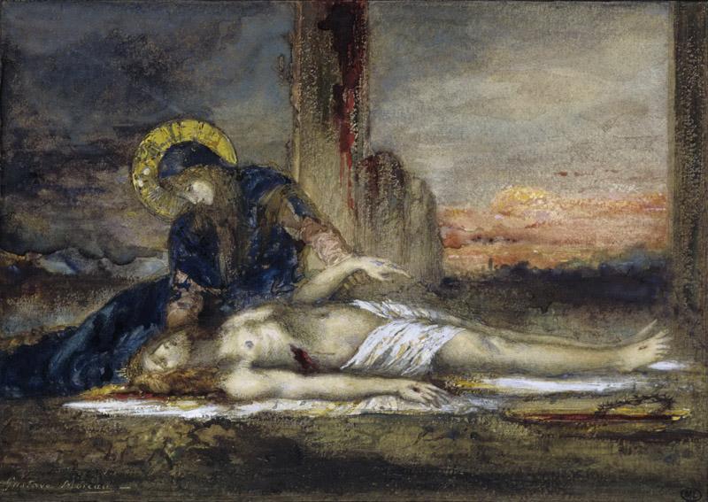 Gustave Moreau -- Virgin of Pity