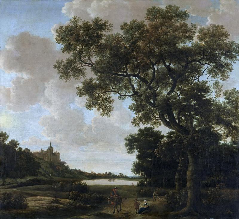 Haagen, Joris van der -- Landschap met de Zwanenburcht te Kleef, 1640-1669