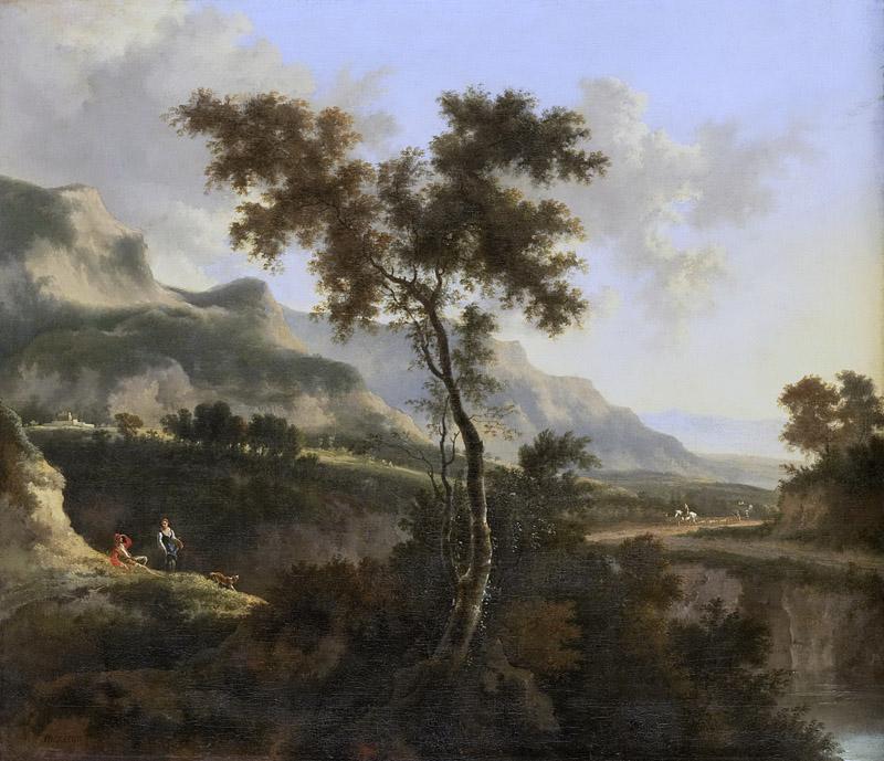 Hackaert, Jan -- Bergachtig landschap, 1660-1685