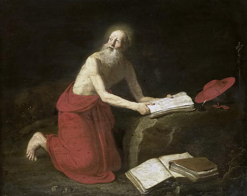 Haen, Gerrit de -- De heilige Hieronymus, 1667-1682