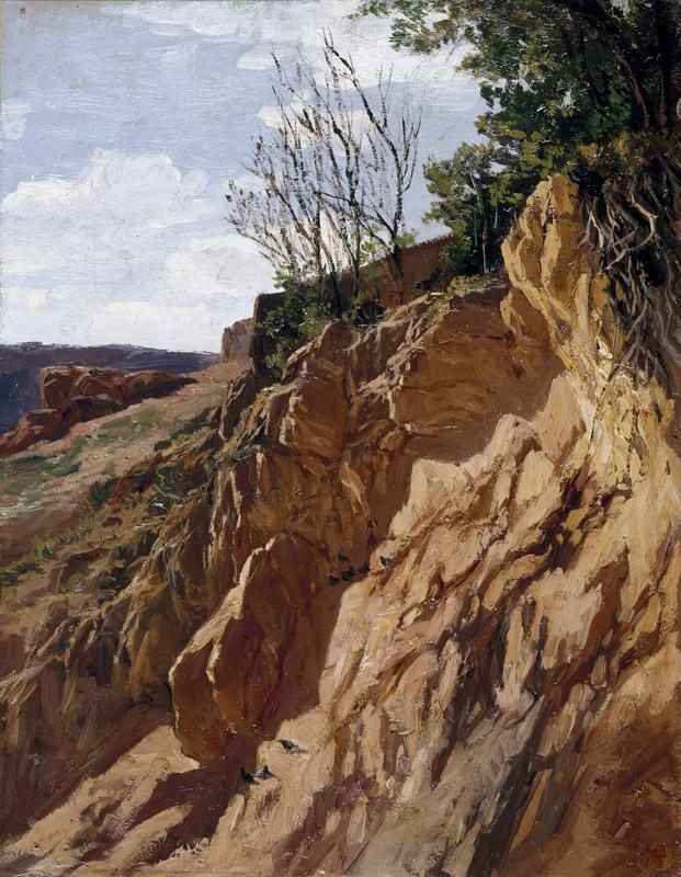 Haes, Carlos de-Tajo Colorado (Rio Piedra de Aragon)-41 cm x 32 cm