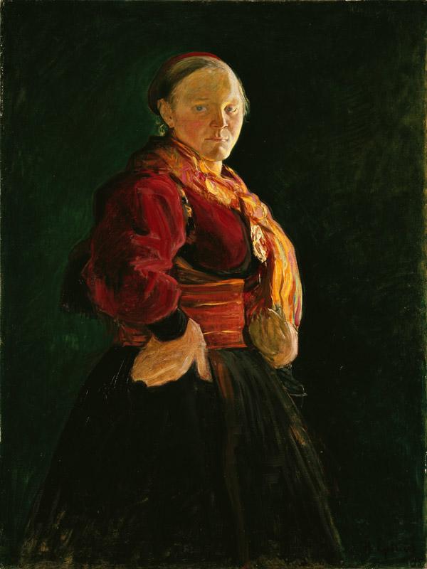 Halfdan Egedius - Portrait of Mari Clasen