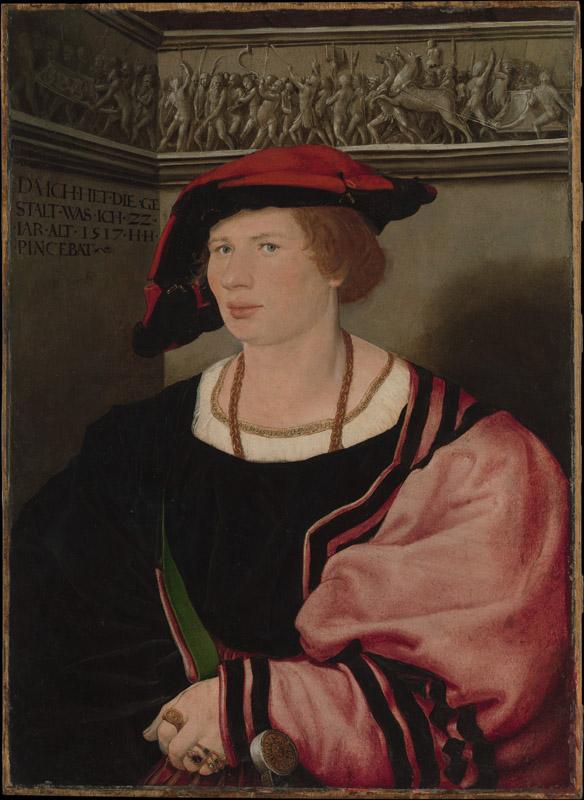 Hans Holbein the Younger-- Benedikt von Hertenstein (born about 1495, died 1522)