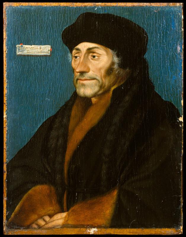 Hans Holbein the Younger--Erasmus of Rotterdam
