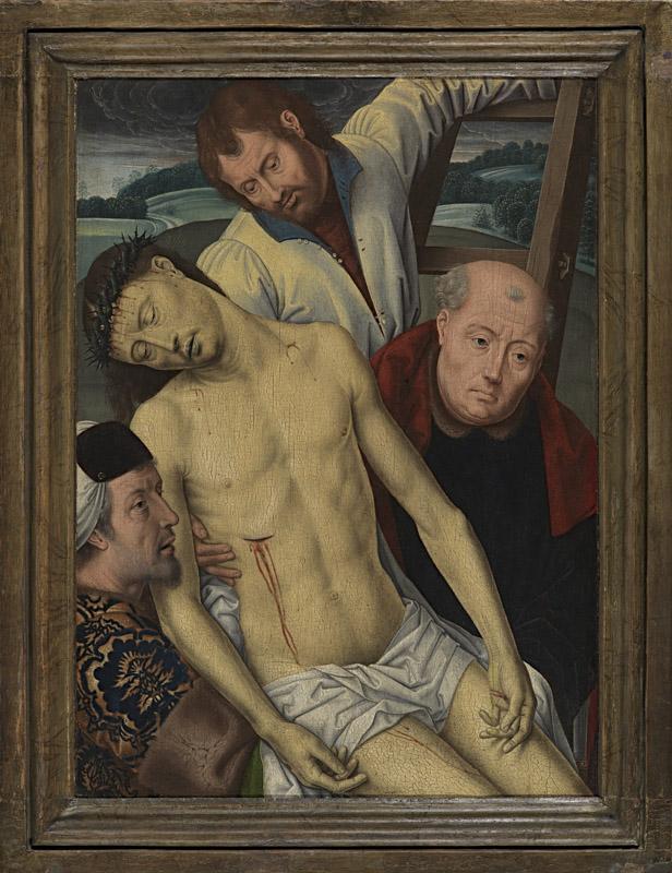 Hans Memling - Descent from the Cross and Saint Andrew 1