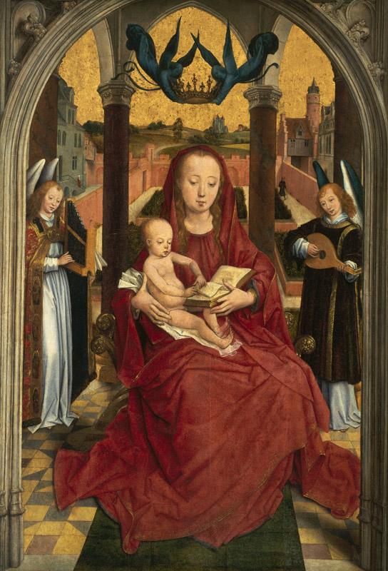 Hans Memling - Madonna and Child Enthroned, ca. 1465-1470