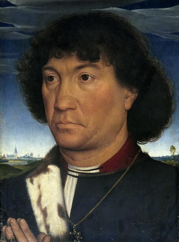 Hans Memling - Portrait of a Man from the Lespinette Family