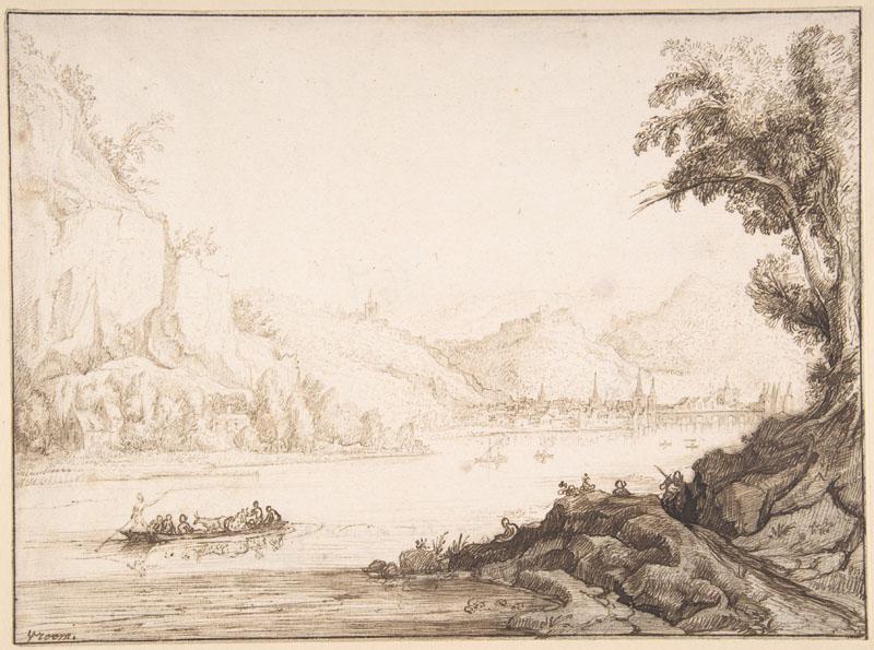 Hendrick (Cornelisz) Vroom--View of Vienne on the Rhone