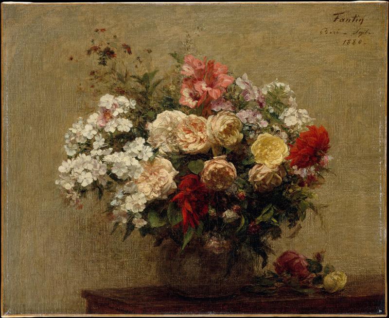 Henri Fantin-Latour--Summer Flowers