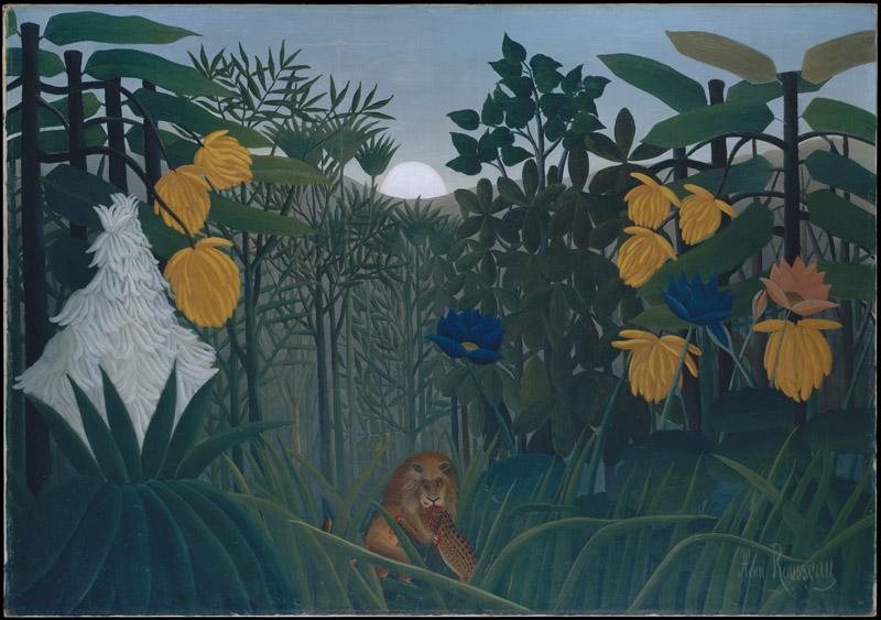 Henri Rousseau--The Repast of the Lion