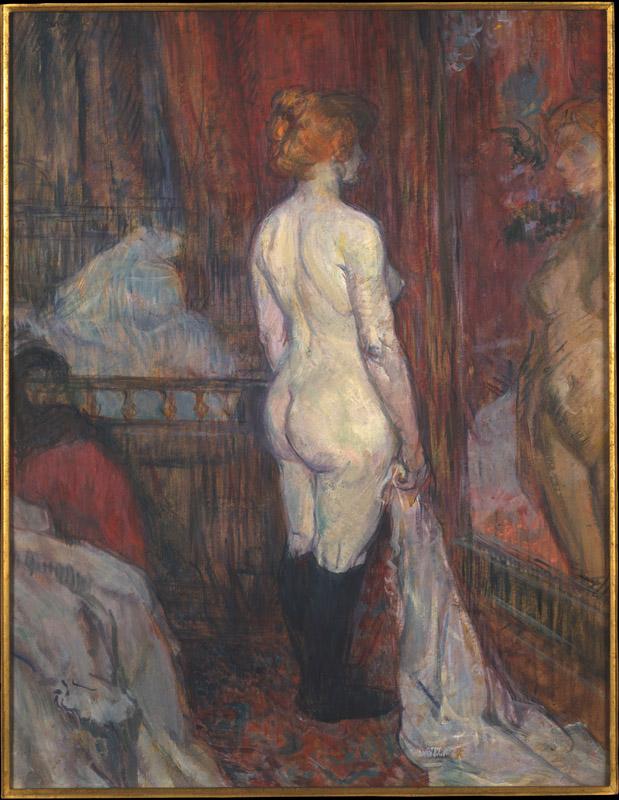 Henri de Toulouse-Lautrec--Woman before a Mirror